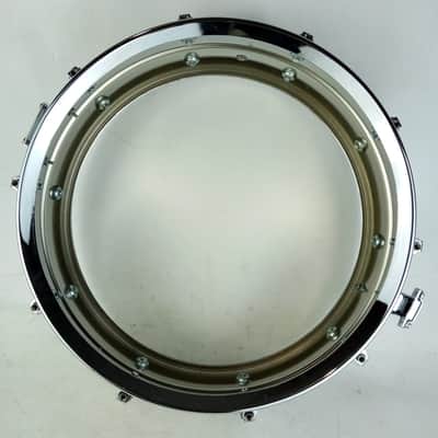 Ludwig Supraphonic 5x14"Snare Drum Monroe Badge 10Lug Vintage90s Aluminum/Chrome image 11
