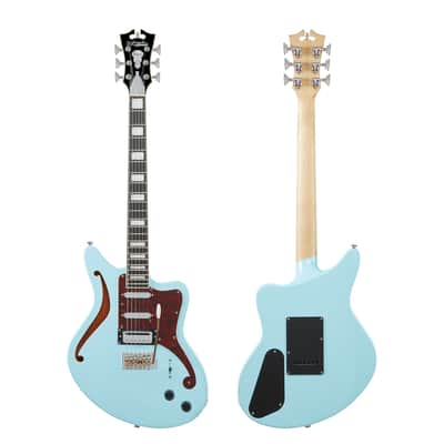 D'Angelico Premier Bedford SH Offset Body Semi-Hollow Guitar-Sleek-w/Gig Bag! image 1