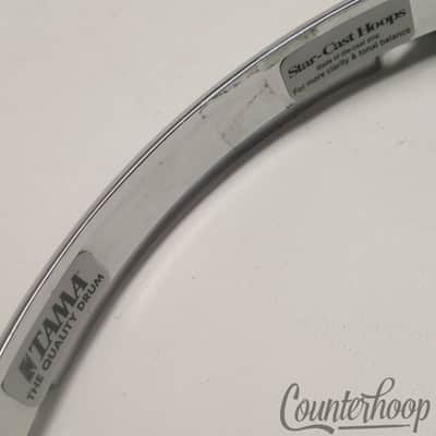 Tama 10" Star-Cast Hoops Tom Drum Rim 6-Lug Resonant Hoop Die Chrome Starclassic image 3