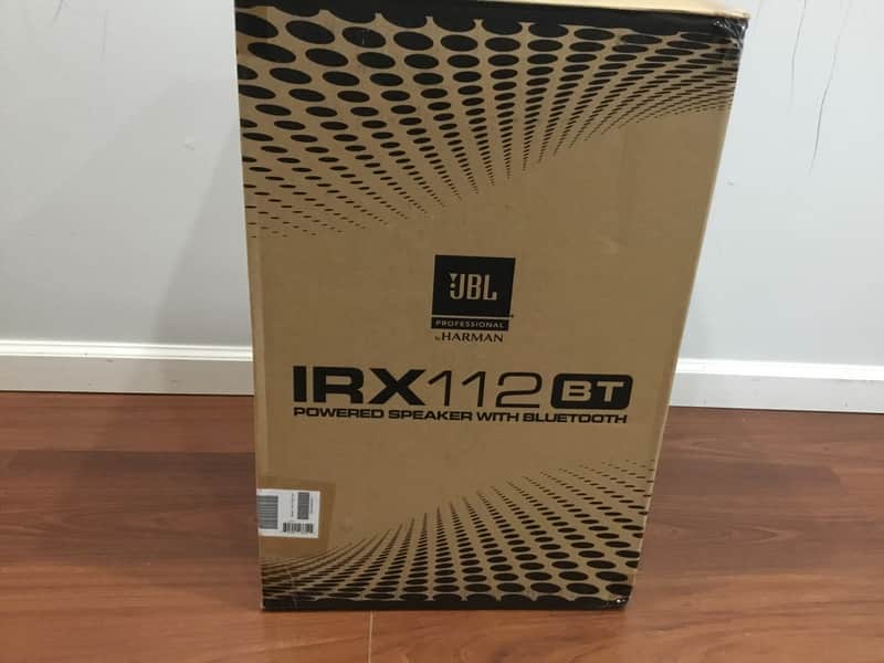 JBL IRX112BT PAIR! 1 BRAND NEW/1 OPEN BOX MINT! Compact 12" Active Loudspeaker with Bluetooth - Black image 1