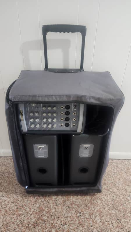 Kustom Profile System One KPS PM100T Powered PA Mixer Speakers Carrying Case image 1