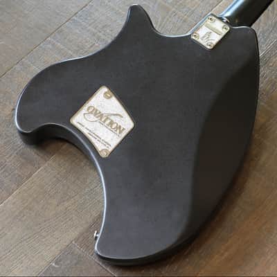 1973 Ovation Breadwinner Electric Guitar Black Beauty image 11