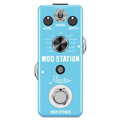 Rowin LEF3808 Mod Station 11 Mod Effects Pedal True Bypass,price include the import duty to US buyer image 1