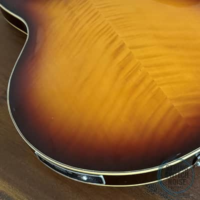 Yamaha SA50, Hollow Body Guitar, Sunburst, 1967, Made in Japan image 8