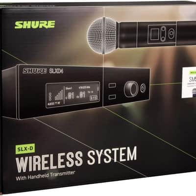 Shure SLXD24/SM58-G58 Wireless System With SM58 Handheld Transmitter- G58 Band (470-514 MHz) image 8