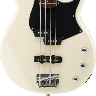 Yamaha BB234 4-String Bass Guitar, Rosewood Fingerboard, Vintage White image 1