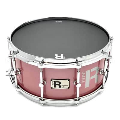 Canopus Type-R Maple Snare Drum 14x6.5 Sakura Metallic Lacquer - 2nd Line image 1