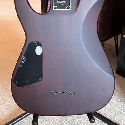 Schecter Omen-7 2012 - Present - Walnut Satin image 2