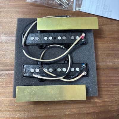 Fender 099-2101-000 Custom Shop '60s Jazz Bass Pickup Set Black 1910 image 3