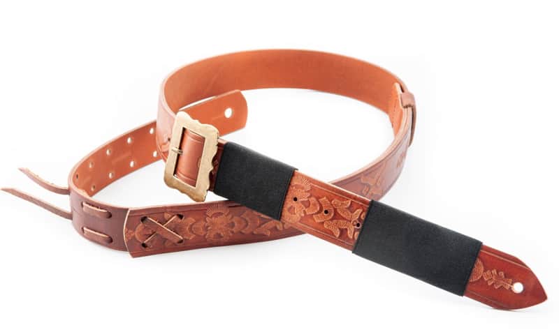RightOn! Legend BM Bohemian 1.5 inch Signature Leather Guitar Strap image 1