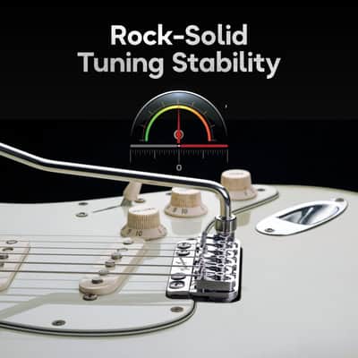 Vega-Trem VT1 Special Standard 6-Screw Stratocaster Guitar Tremolo Bridge No Mods Easy Installation (Glossy, Right) image 6