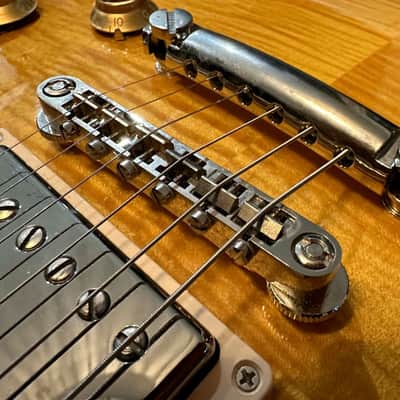 Faber ABRL-BG Tone-Lock Bridge - Brass saddles - Nickel image 3