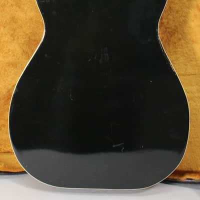 1983 Dobro Square Neck Lap Steel Acoustic Resonator Black w/OHSC image 3