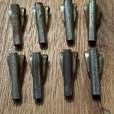 Ludwig Lot of 8 Vintage Leedy Bass Drum Claws image 1