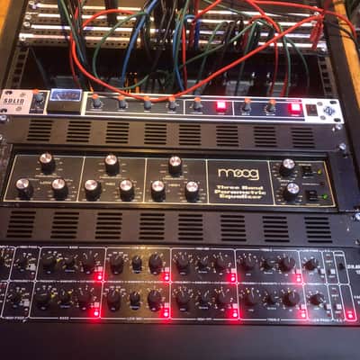Moog MKPE Three Band Parametric Equalizer 1970s - Black image 1