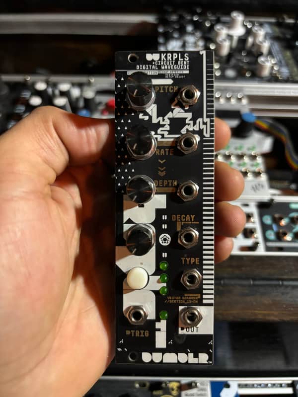 MengQiMusic DU-KRPLS Rare Discontinued Experimental Metalic Drum Eurorack Module image 1