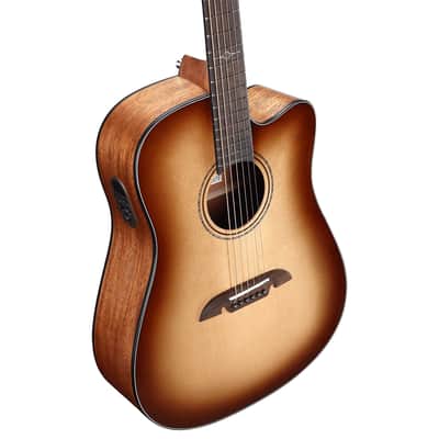 Alvarez Artist Dreadnought Guitar Acoustic Electric Shadowburst with Cutaway (AD60CE_Shadowburst) image 6
