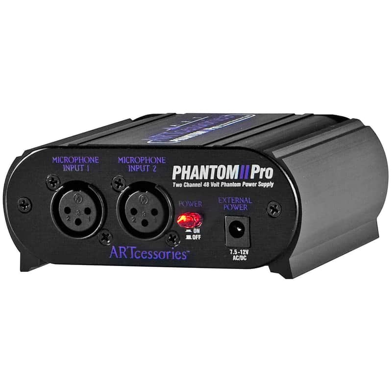 ART Phantom II Pro 2-Channel 48V Phantom Power Supply image 1