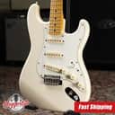 Fender JV Modified 60's Stratocaster Electric Guitar - Olympic White with Gig Bag - Used