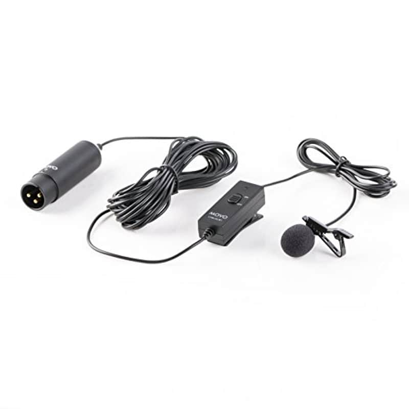 Movo LVM-XLR1 Self-Powered XLR Omnidirectional Lavalier Microphone for Mixers, Recorders, Camcorders image 1
