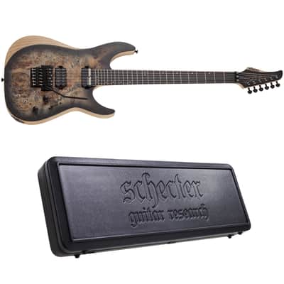 Schecter Reaper-6 FR S Satin Charcoal Burst SCB Electric Guitar + Hardshell Case Sustainiac Reaper image 1