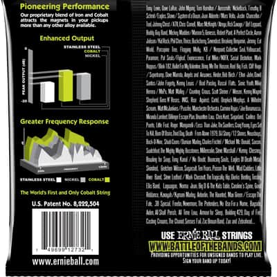 Ernie Ball 2732 Regular Slinky Cobalt 4-String Bass Guitar Strings, 50-105 Long Scale image 2