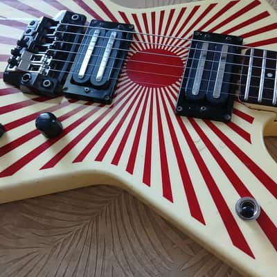 Rare 1985 Ibanez X Series DT380 Destroyer - Rising Sun graphics image 9