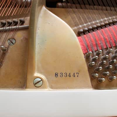 Binder & Sons G-80A 5'1" Ivory Baby Grand Piano image 5