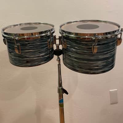 Ludwig Concert Toms Blue Oyster Pearl image 16