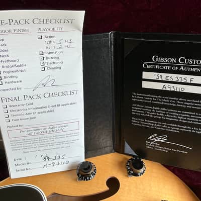 Gibson Custom Shop ES-335 ‘59 Reissue Flamed Top - Mint image 17