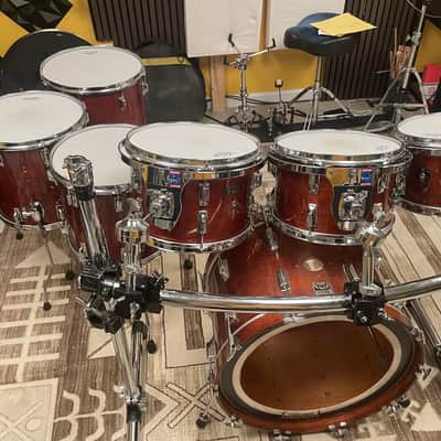 1980’s Era Vintage Tama Superstar Drum Set 8 Drums image 2