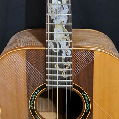 Blueberry NEW IN STOCK Handmade Acoustic Guitar Dreadnought image 4