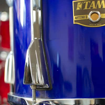 1980s Tama Artstar II Jewel Blue Drum Kit image 9