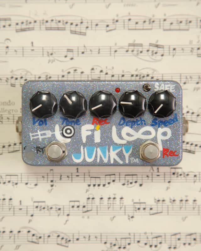ZVEX Lo-Fi Loop Junky Hand-Painted Pedal Pre-Owned image 1