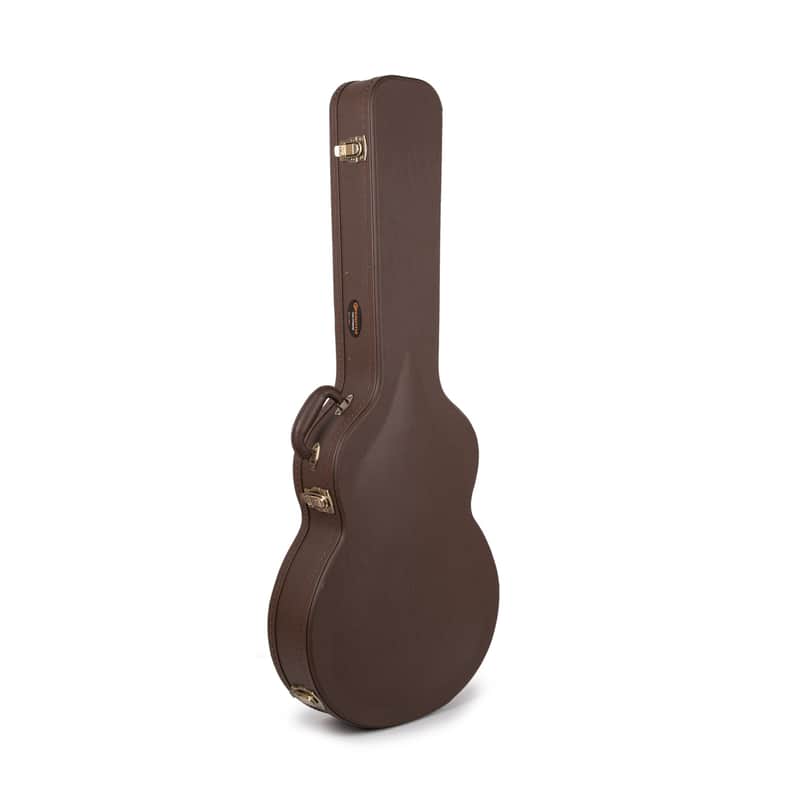 Deluxe Arch Top Wood Case 335 Style Guitars-Brown image 1