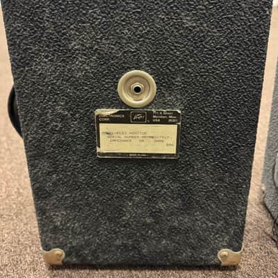Pair of Vintage Peavey Flex Monitor Passive Speakers image 3