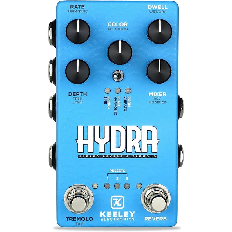 Keeley Hydra Stereo Reverb & Tremolo Pedal image 1