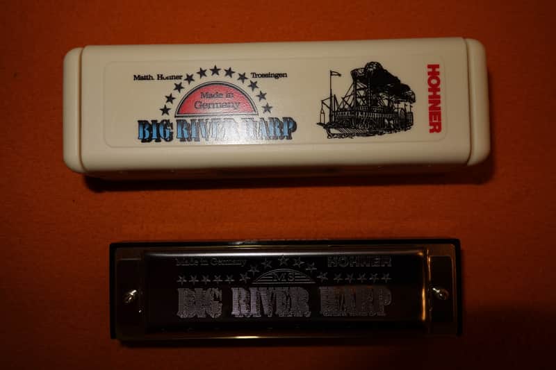new HOHNER BIG RIVER HARMONICA Key B Made GERMANY Blues Country Rock Folk Diatonic Harp MS SERIES image 1