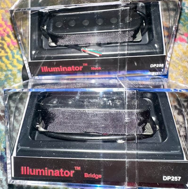 DiMarzio Illuminator Humbucker pickup set 2026 - Black image 1