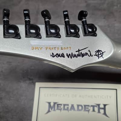 Dean Dave Mustaine King V VMNT Signature USA Custom Shop Flying V NAMM American Pre-Production Prototype 2006 PRE-GIBSON Megadeth Korina Signature Guitar Artist Owned by DAVE MUSTAINE Master Built Masterbuilt by Dean Zelinsky ESP DV8 Lawsuit image 1