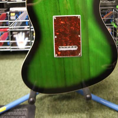 Revelation RJT-60 M TL semi acoustic guitar in greenburst image 15