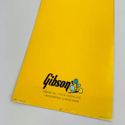 Gibson Solid Bodies Solid Sound SG Guitar Foldout Brochure 1972 image 2
