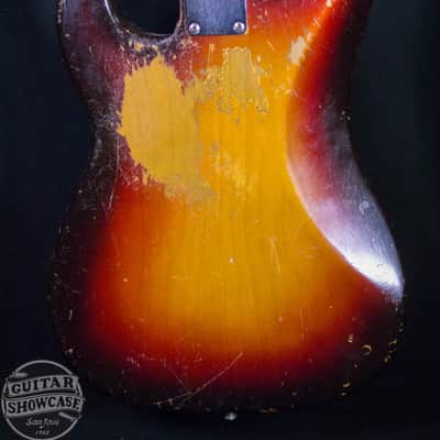Fender 1958 Precision P Bass 3-Tone Sunburst All Original image 11