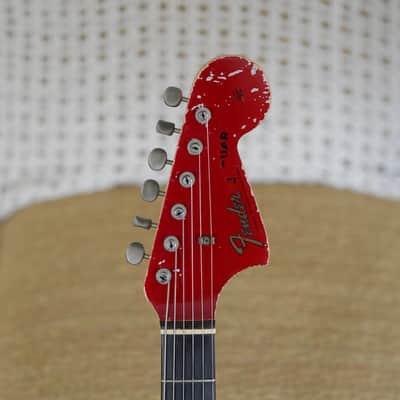 1964 Fender Jaguar Candy Apple Red w/OHSC image 6