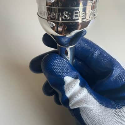 Mercer and Barker Silver MB7 Lake Monster Tuba Mouthpiece image 3
