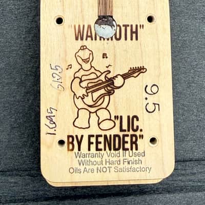 American Fender Telecaster Flamed 1-piece Maple Neck Standard Thin by Warmoth USA w/ Fender locking tuners image 3
