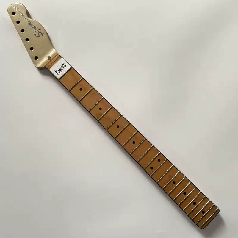 Fender Squire TL Electric Guitar Headstock and Neck—22 Frets—Baked Maple—TELE Series image 1