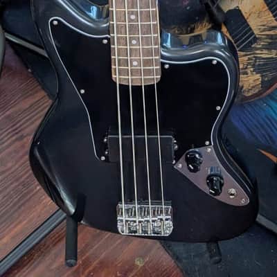 Squier Affinity Series Jaguar Charcoal Frost Metallic with Indian Laurel Fingerboard image 1