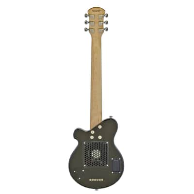 Pignose PGG-200-BK Basswood Body Bolt-On Maple Neck Mini/Travel Built-In Amp 6-String Electric Guitar w/Gig Bag image 4
