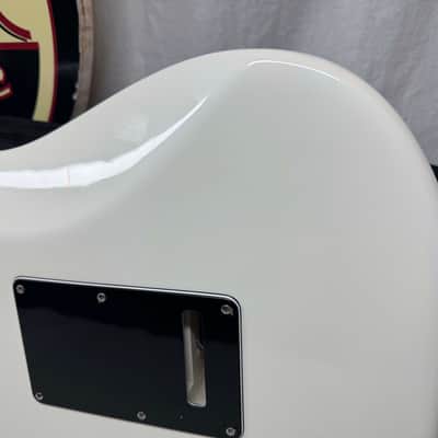 Fender American Performer Stratocaster Guitar with Rexylab Ultimate Strat upgrades/mods + Case 2023 - Arctic White / Rosewood fingerboard image 12